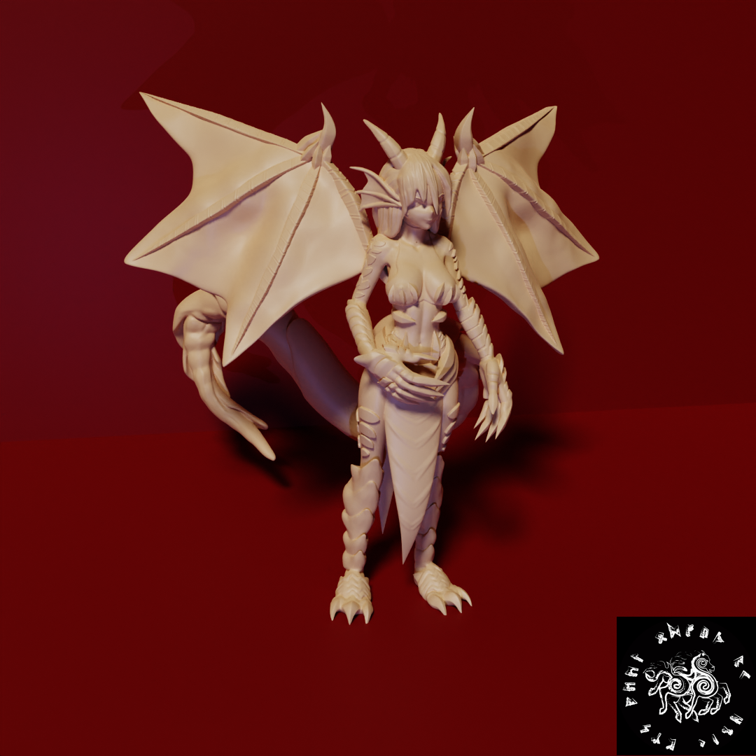 Dragon Girl, 28mm