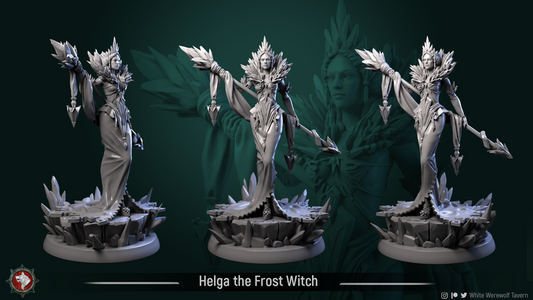 Helga the Frost Witch, 75mm