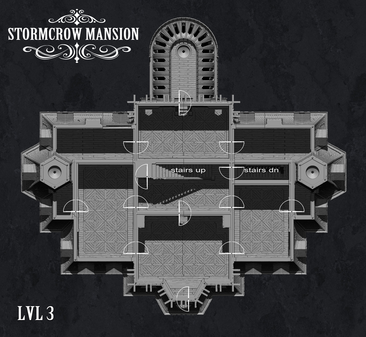 Stormcrow Mansion no basement