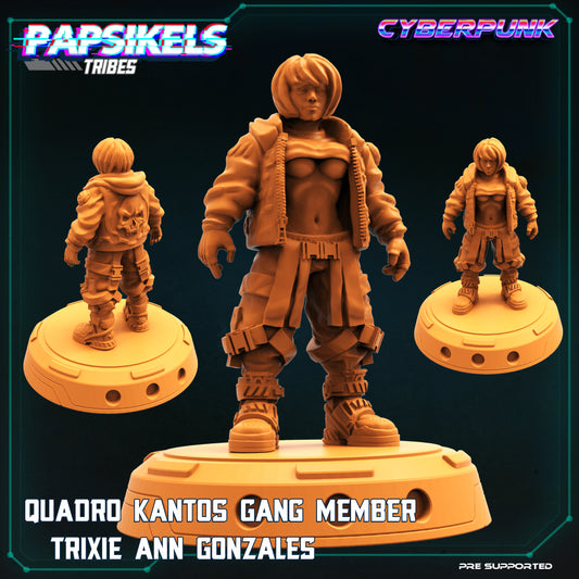 Trixie Ann Gonzales, Quadro Kantos Gang