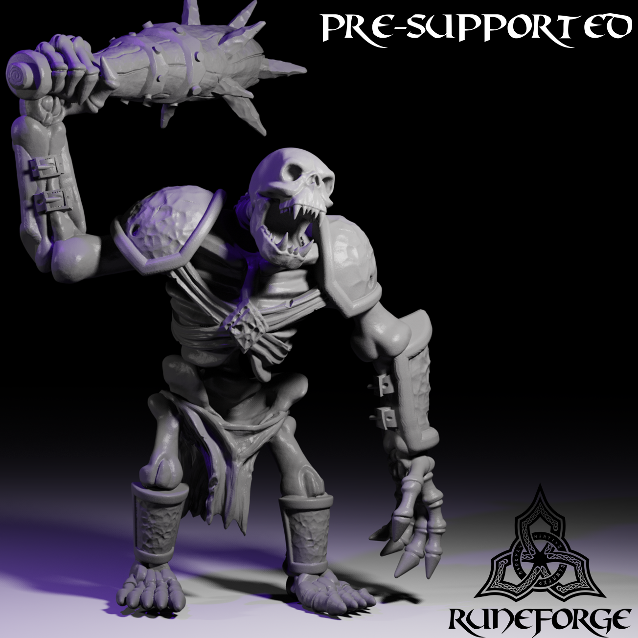 Openforge Skeleton Skeletal Ogre – Tieflings Workshop