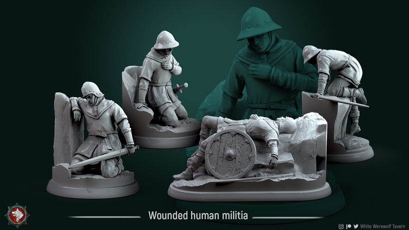 Wounded Human Set