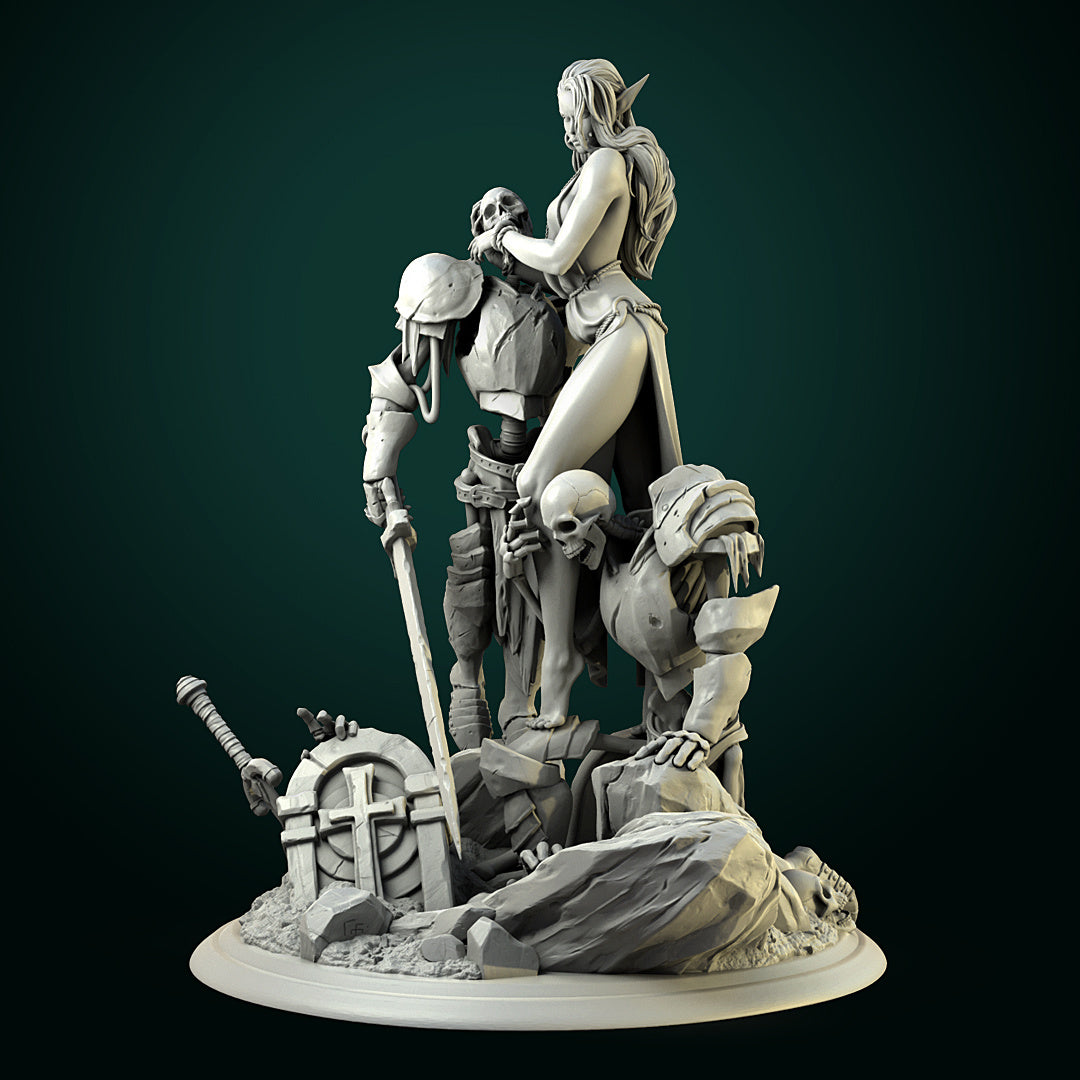 Laedria The Necromancer Diorama